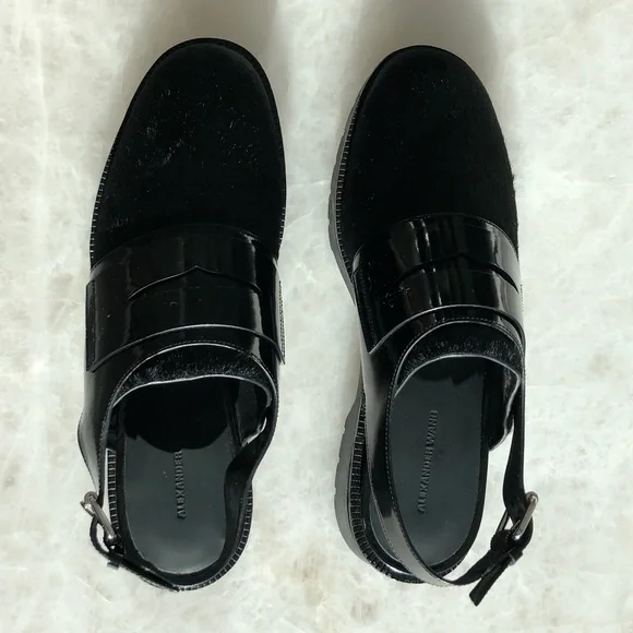 Alexander Wang Mina Oxford Calf Hair Sandal - Picture 4 of 13